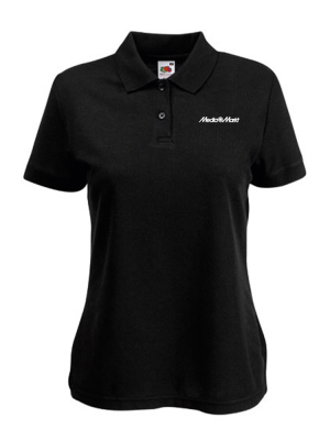 Polo Damen Fit Schwarz